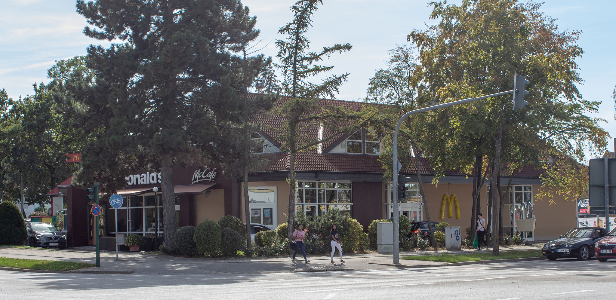 Das McDonald’s-Restaurant in Regensburg (Defreggerweg)
