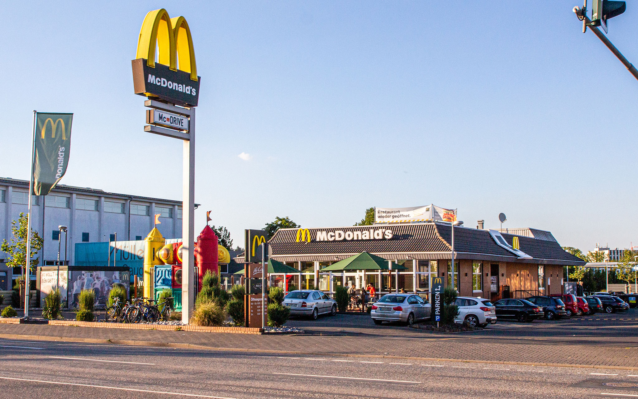 Das McDonald’s-Restaurant in Gießen (Schiffenberger Weg)