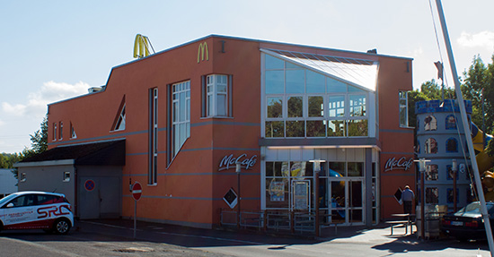 Das McDonald’s-Restaurant in Montabaur