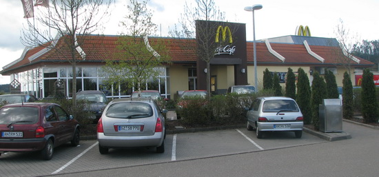 Das McDonald’s-Restaurant in Schnelldorf-Hilpertsweiler