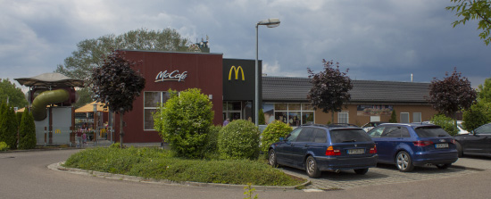 Das McDonald’s-Restaurant in Ingolstadt (Eriagstraße)