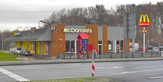 Das McDonald’s-Restaurant in Hamm (Werler Straße)