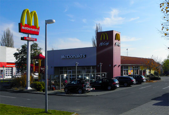 Das McDonald’s-Restaurant in Haßfurt