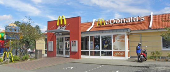 Das McDonald’s-Restaurant in Bad Fallingbostel