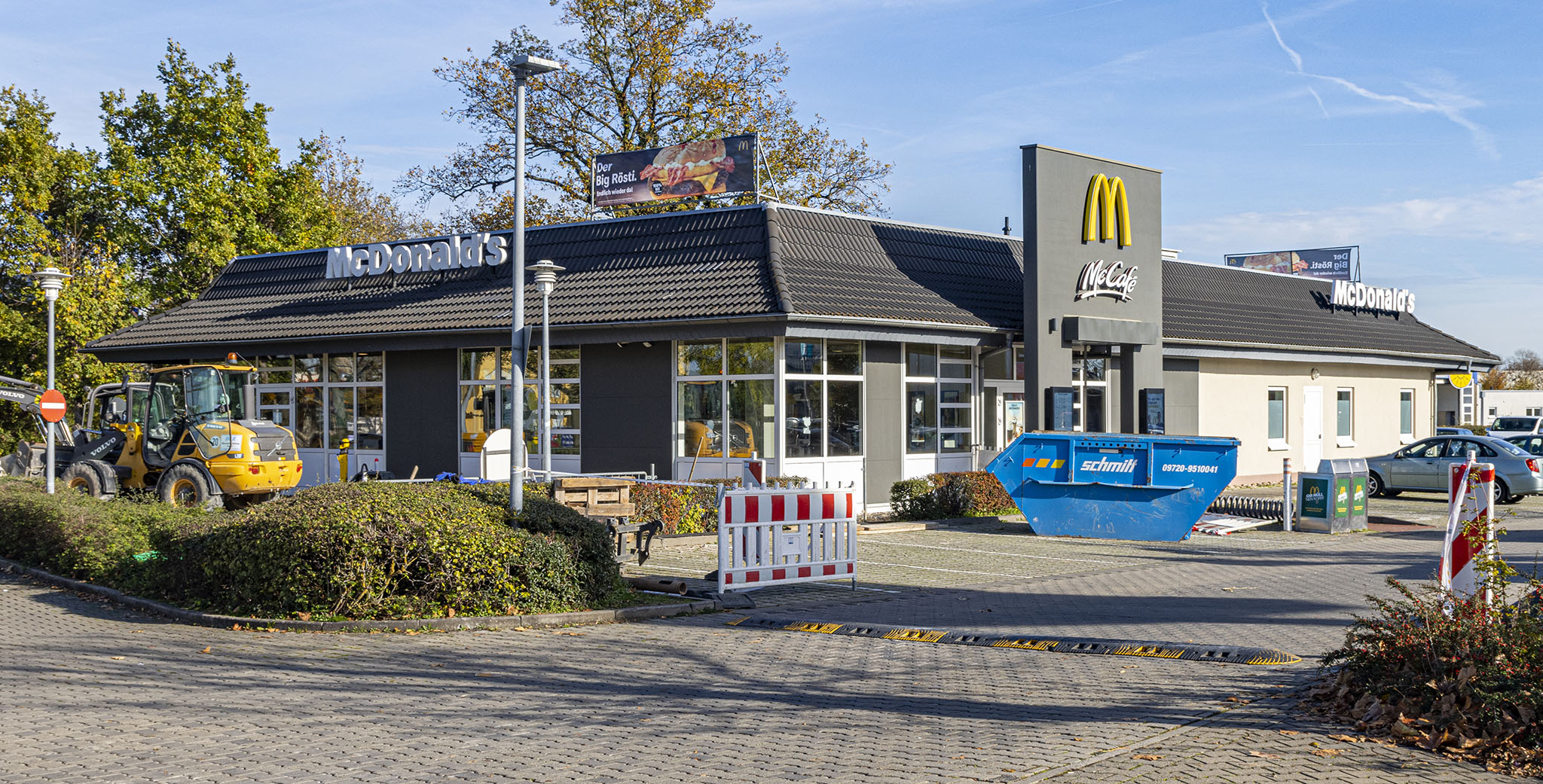 Das McDonald’s-Restaurant in Schweinfurt (Robert-Bosch-Straße)