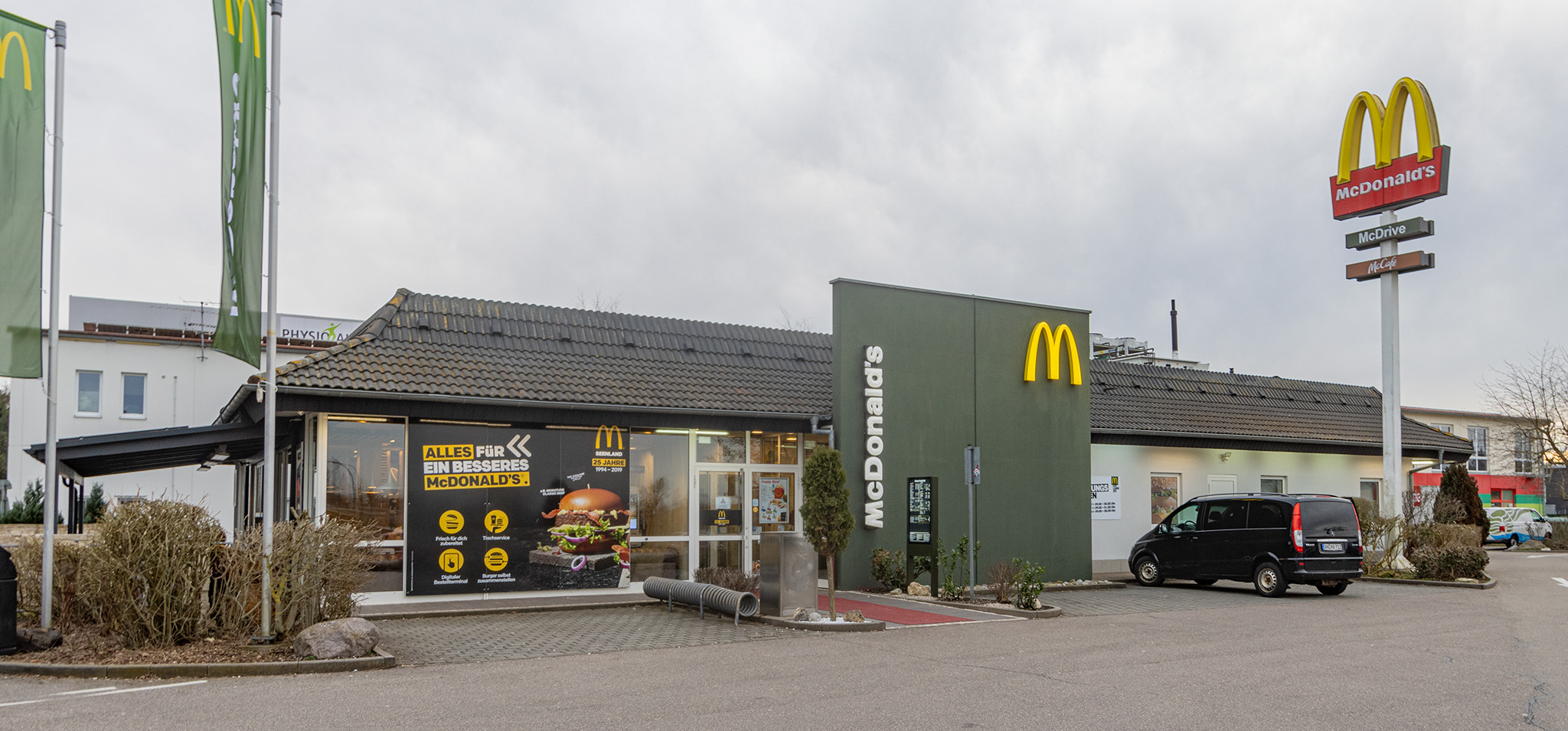 Das McDonald’s-Restaurant in Gunzenhausen
