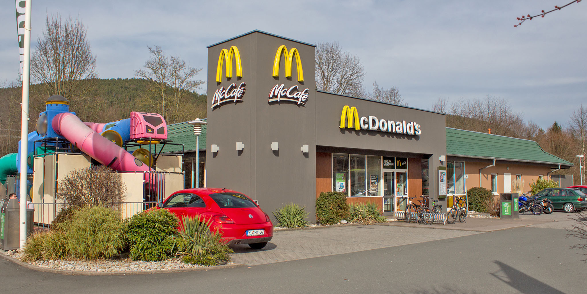 Das McDonald’s-Restaurant in Kulmbach