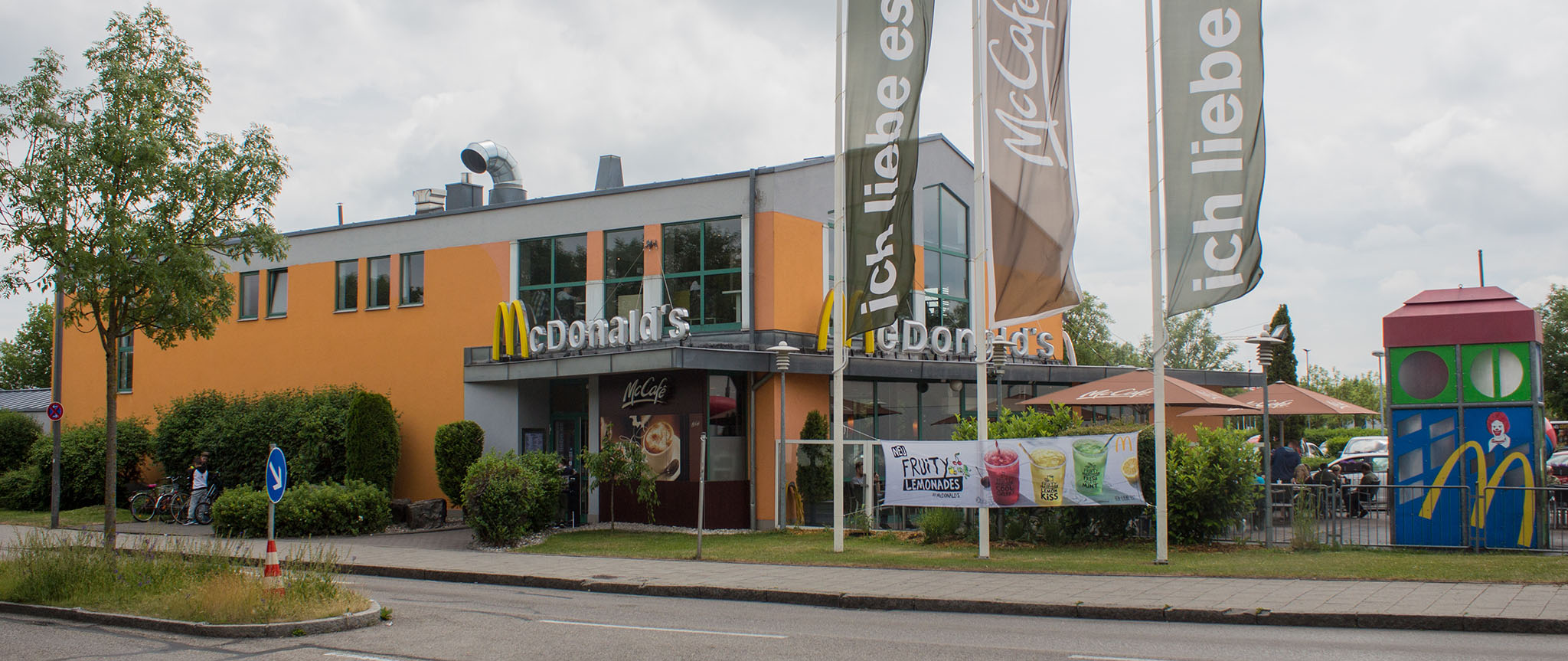 Das McDonald’s-Restaurant in Dachau (Fraunhoferstraße)