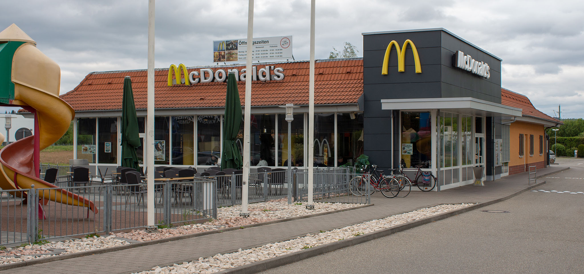 Das McDonald’s-Restaurant in Sinsheim