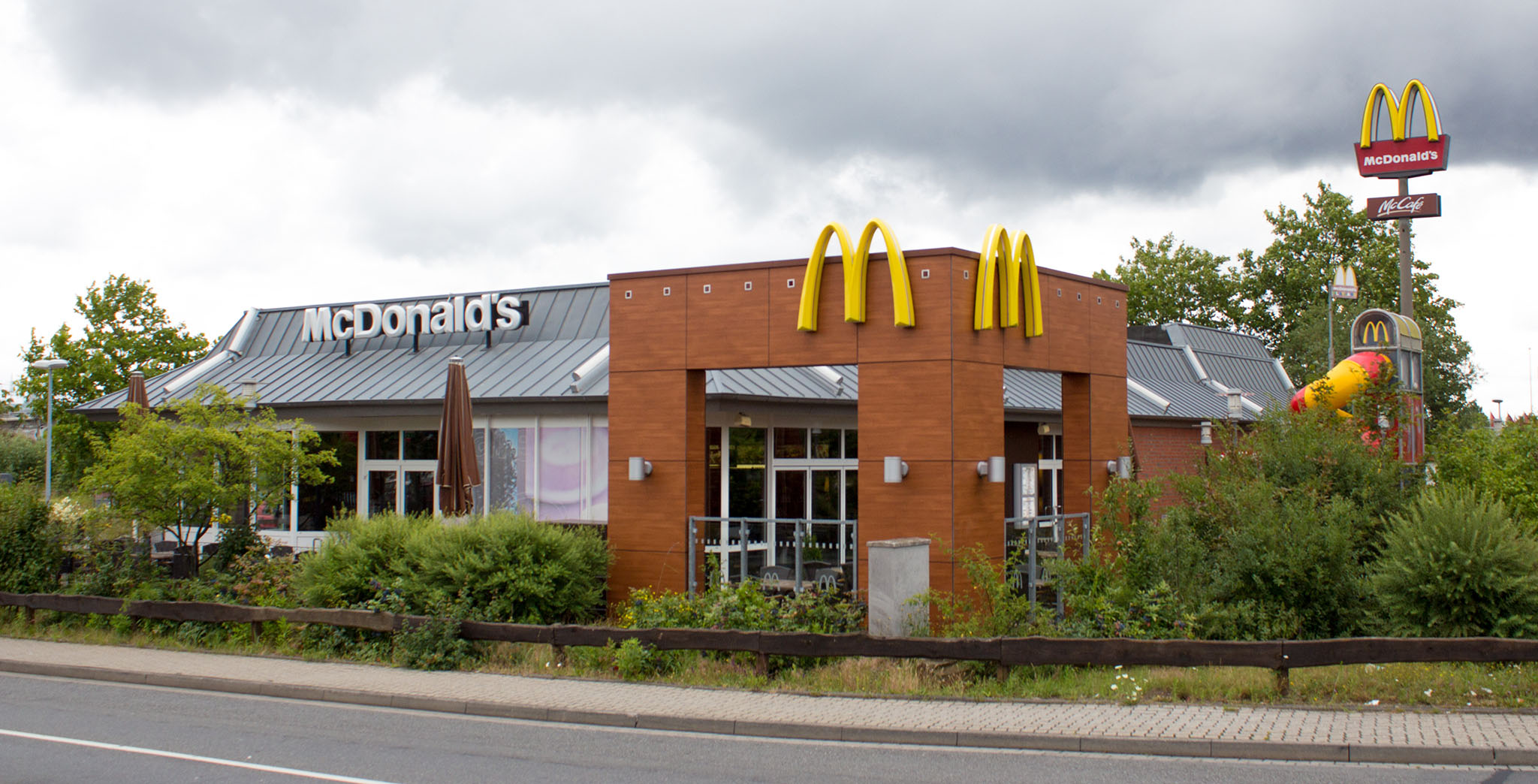 Das McDonald’s-Restaurant in Wolfsburg (Westerlinge)