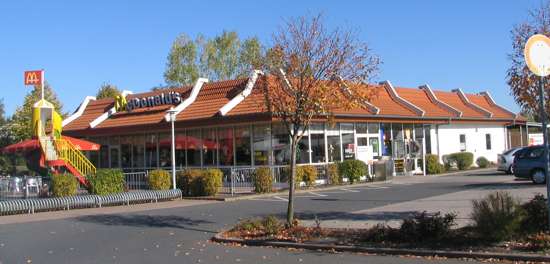 Das McDonald’s-Restaurant in Ilmenau