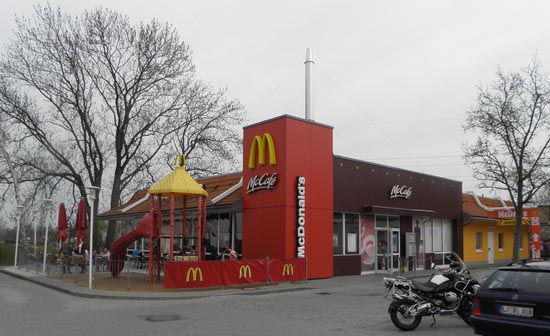 Das McDonald’s-Restaurant in Landshut (Straubinger Straße)
