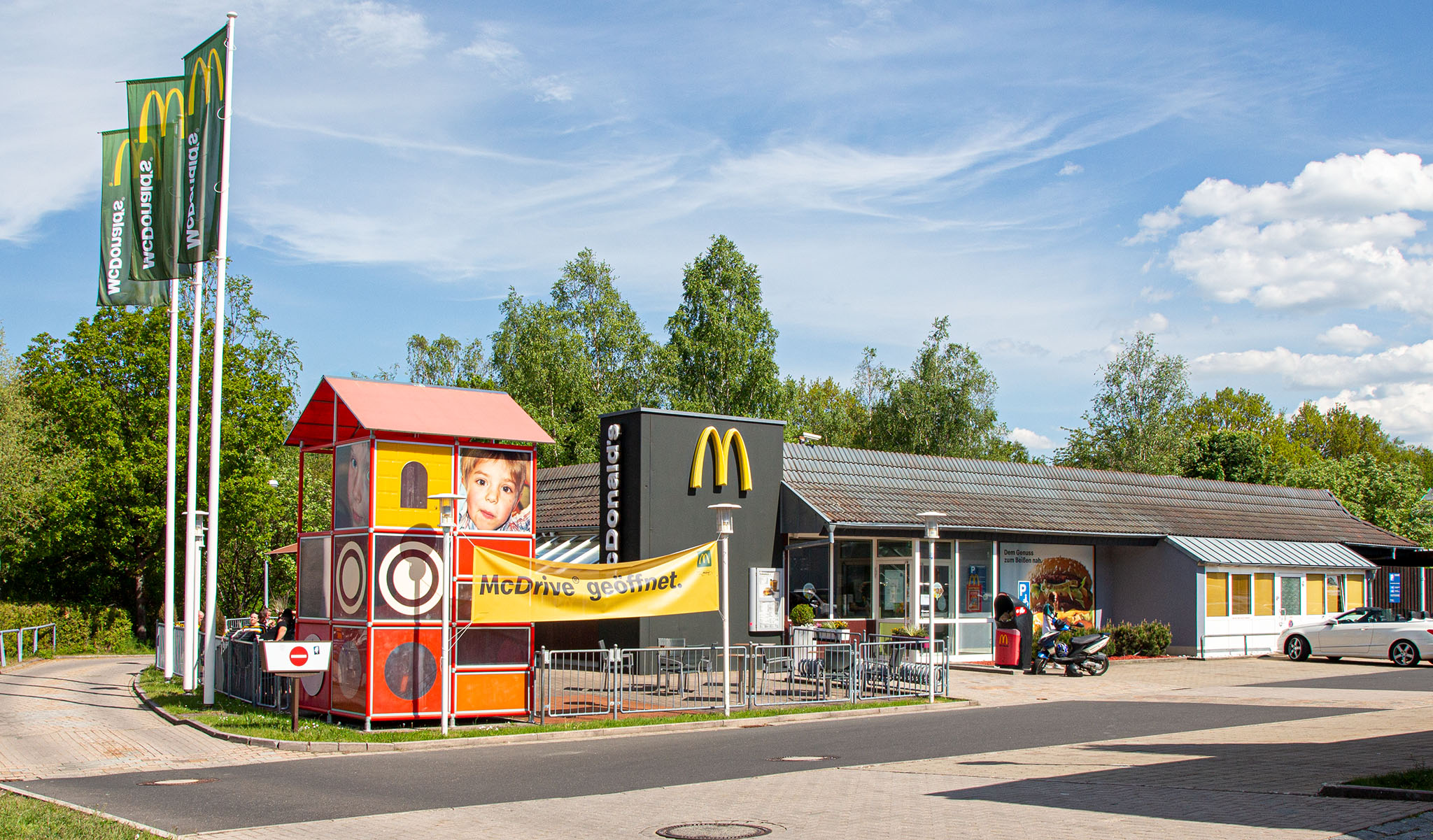Das McDonald’s-Restaurant in Selb