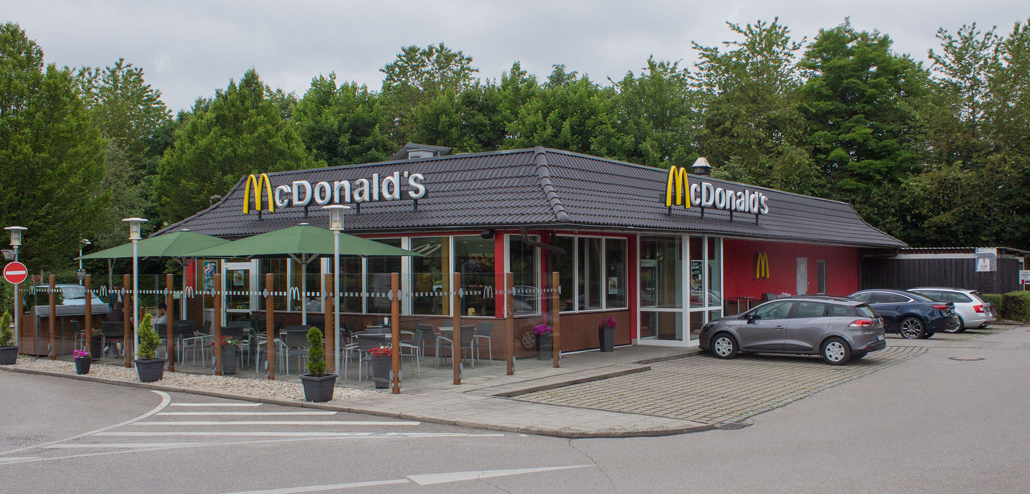 Das McDonald’s-Restaurant in Oberschleißheim