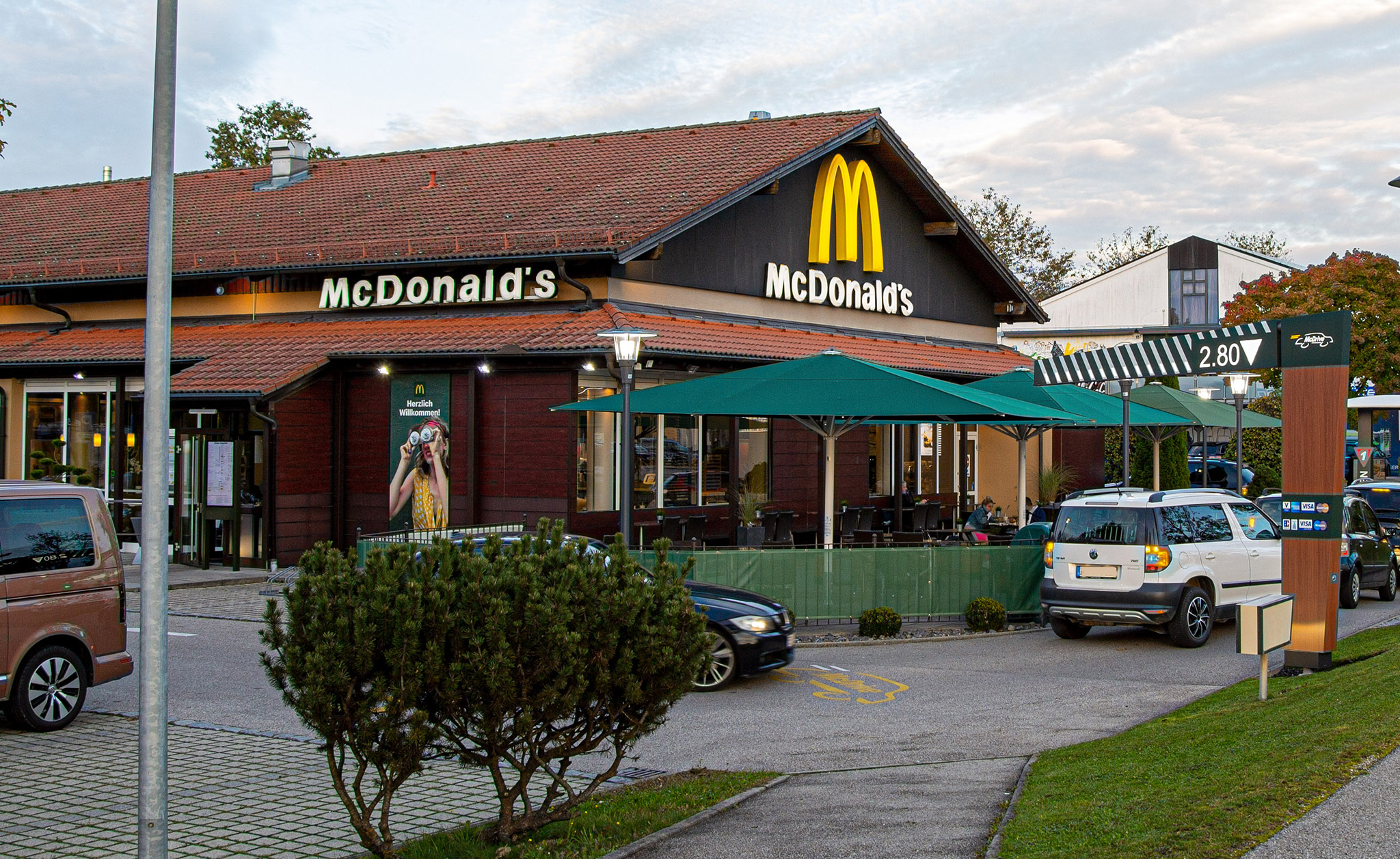 Das McDonald’s-Restaurant in Kirchseeon