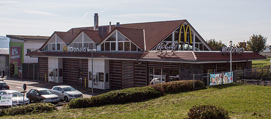 Das McDonald’s-Restaurant in Backnang