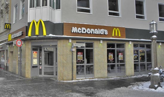 Das McDonald’s-Restaurant in Bonn (Poststraße)