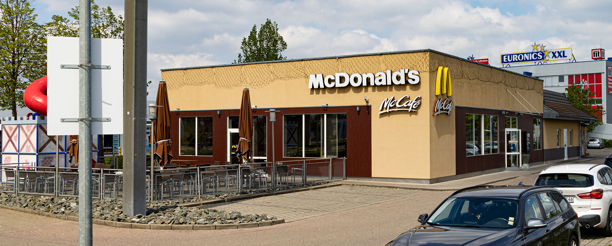 Das McDonald’s-Restaurant in Neu-Ulm