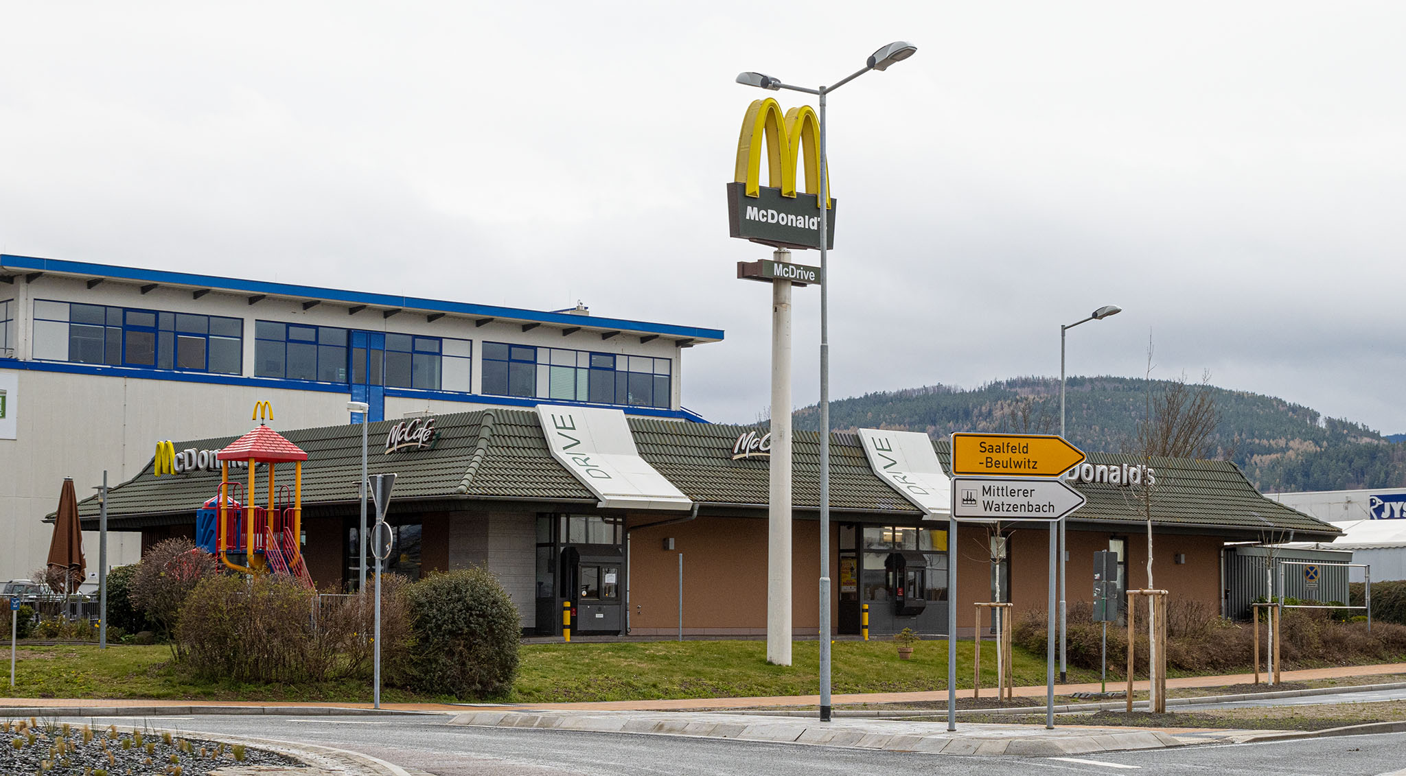 Das McDonald’s-Restaurant in Saalfeld/Saale