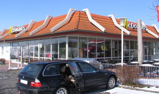 Das McDonald’s-Restaurant in Petersberg