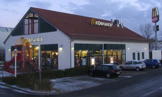 Das McDonald’s-Restaurant in Filderstadt