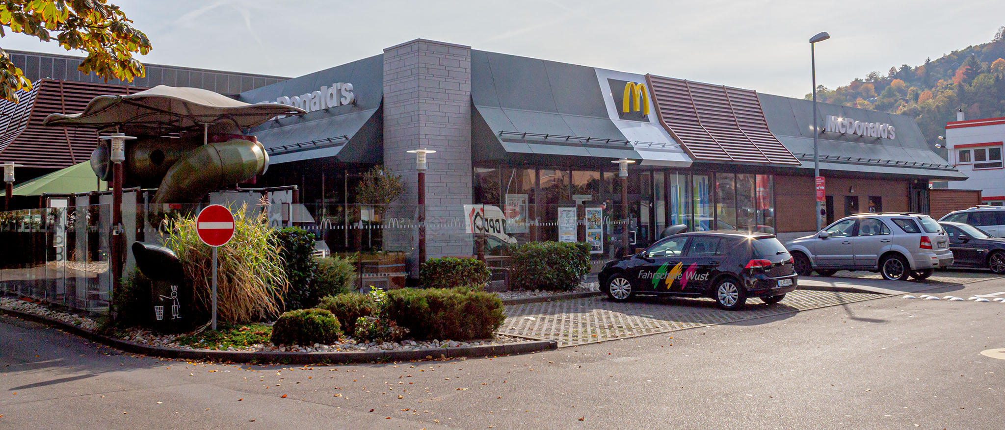 Das McDonald’s-Restaurant in Stuttgart (Heiligenwiesen)