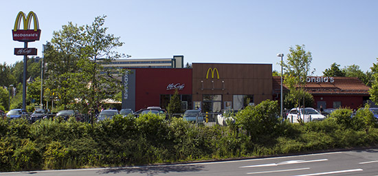 Das McDonald’s-Restaurant in Zella-Mehlis