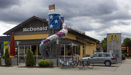 Das McDonald’s-Restaurant in Laupheim