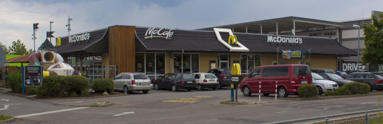 Das McDonald’s-Restaurant in Ingolstadt (Am Westpark)