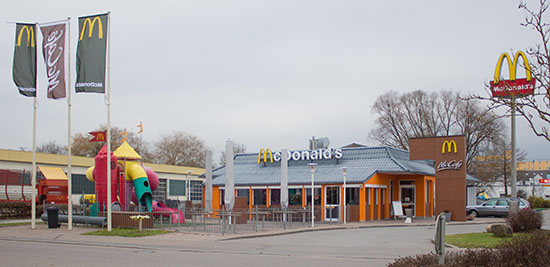 Das McDonald’s-Restaurant in Mainburg