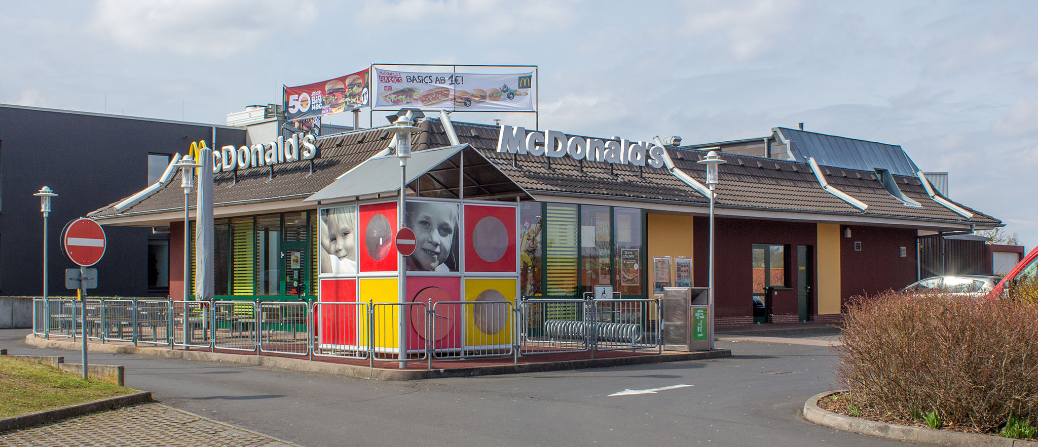 Das McDonald’s-Restaurant in Lauterbach (Hessen)
