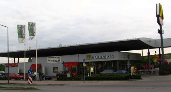 Das McDonald’s-Restaurant in Dresden (Peschelstraße)