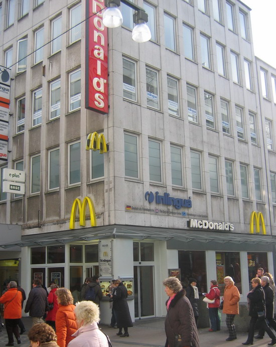 Das McDonald’s-Restaurant in Dortmund (Westenhellweg)