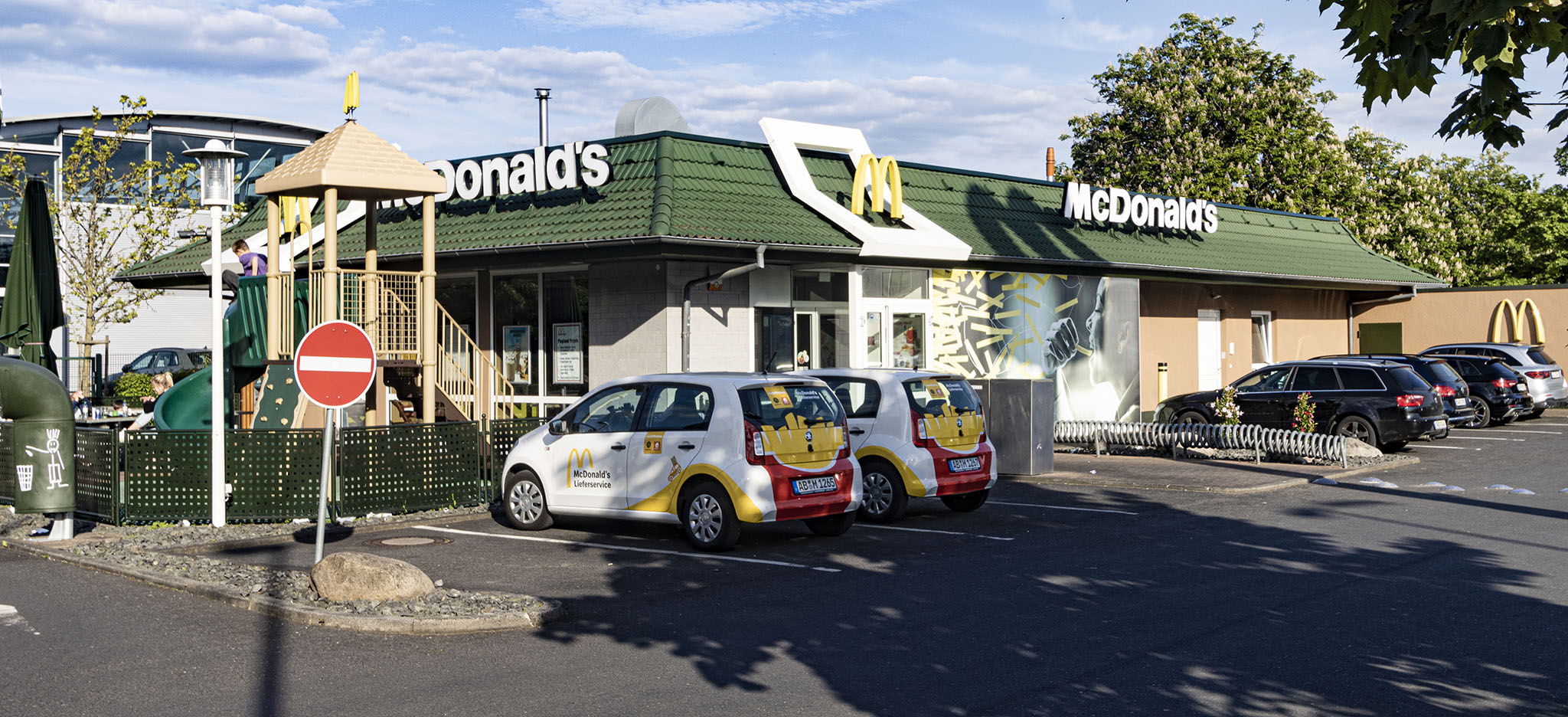 Das McDonald’s-Restaurant in Aschaffenburg (Schönbornstraße)