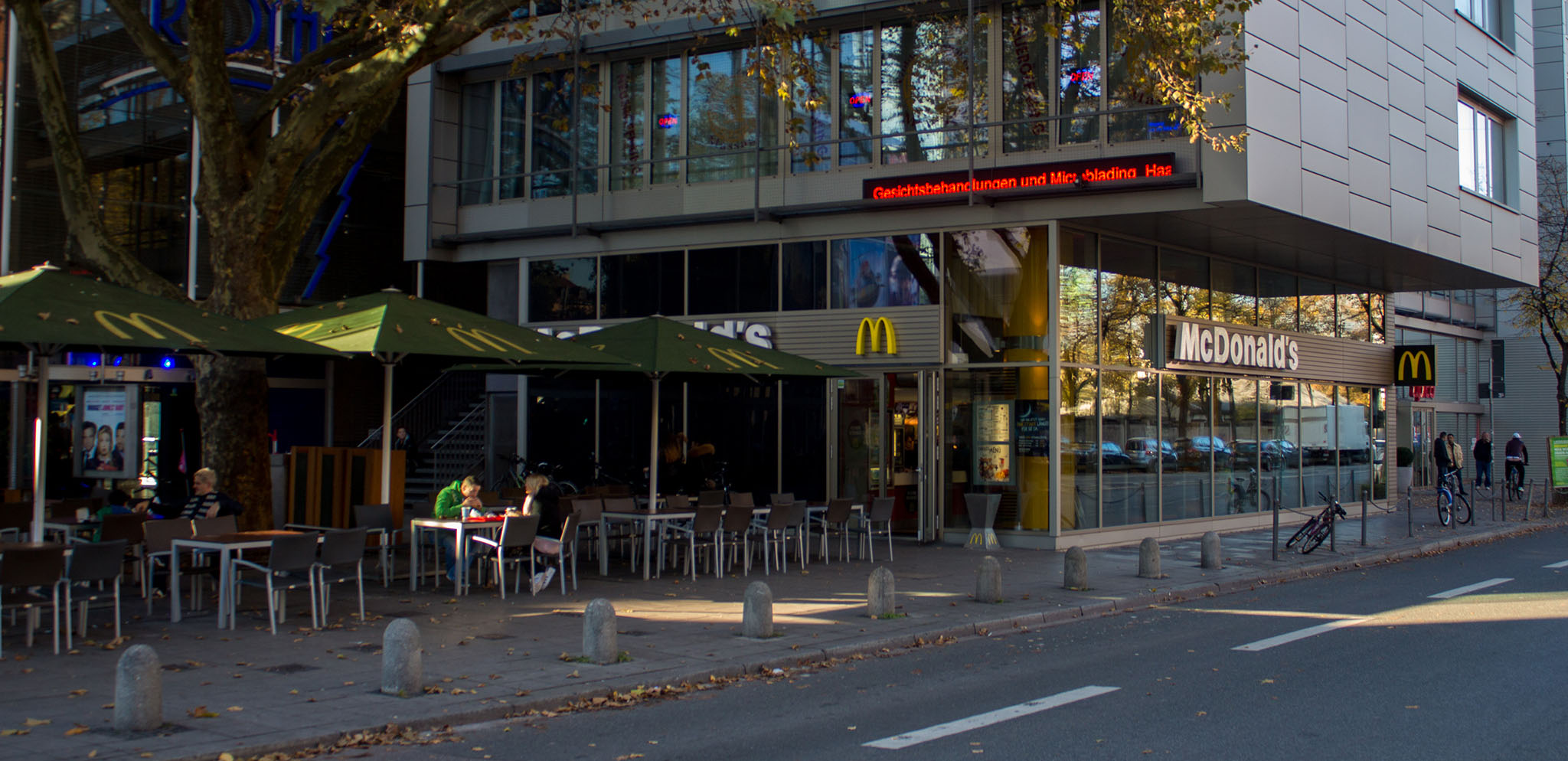 Das McDonald’s-Restaurant in München (Goethestraße)