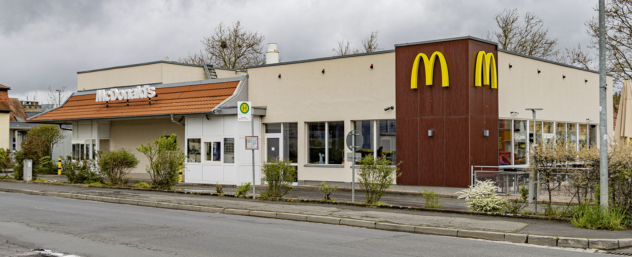 Das McDonald’s-Restaurant in Ochsenfurt