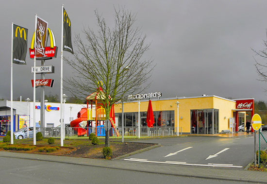Das McDonald’s-Restaurant in Aßlar