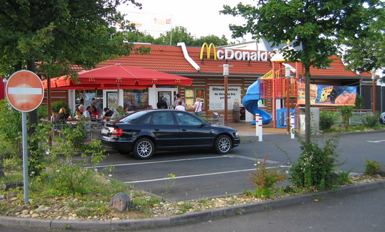 Das McDonald’s-Restaurant in Frankfurt am Main (Guerickestraße)