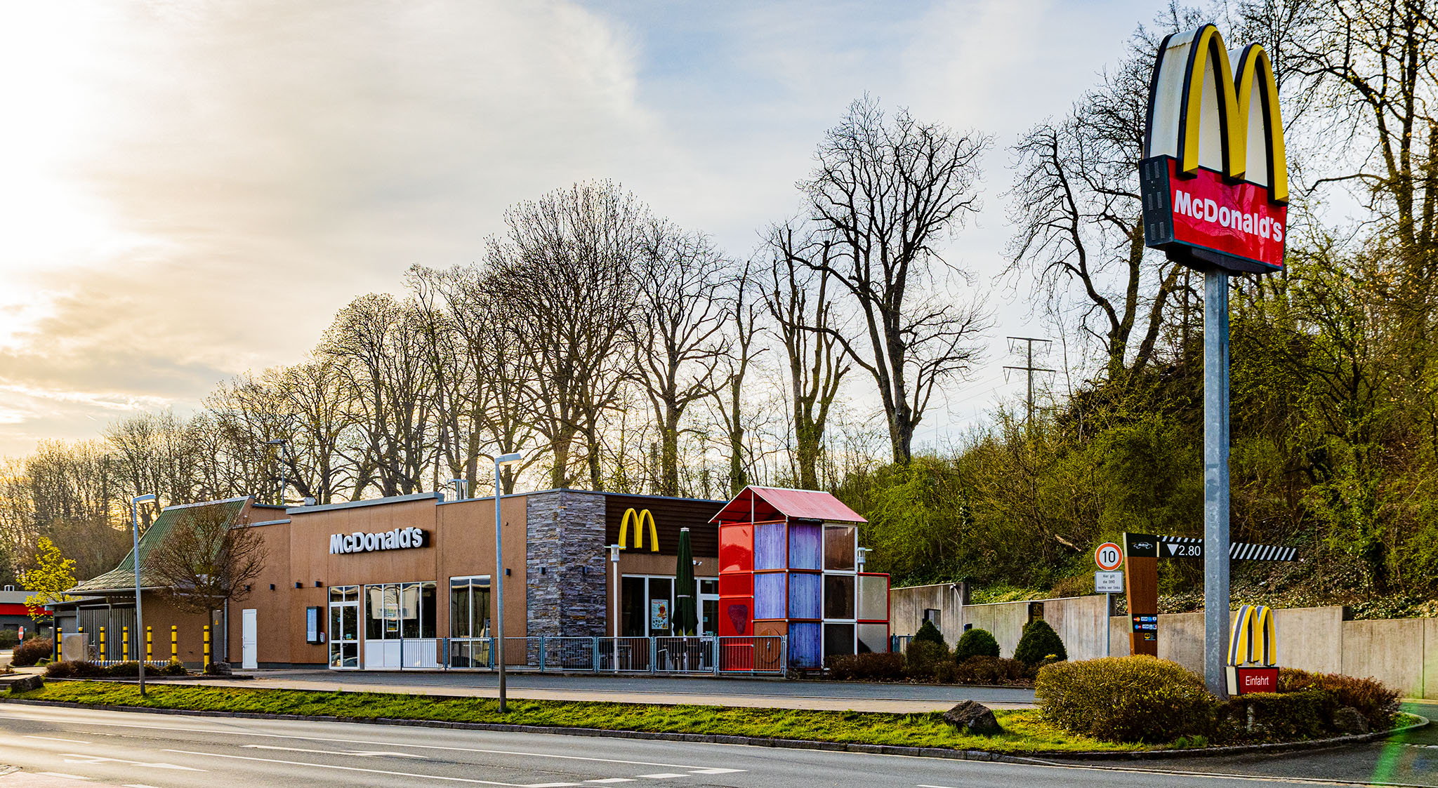 Das McDonald’s-Restaurant in Neustadt an der Aisch