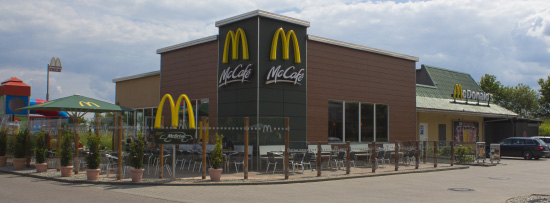 Das McDonald’s-Restaurant in Neuburg an der Donau