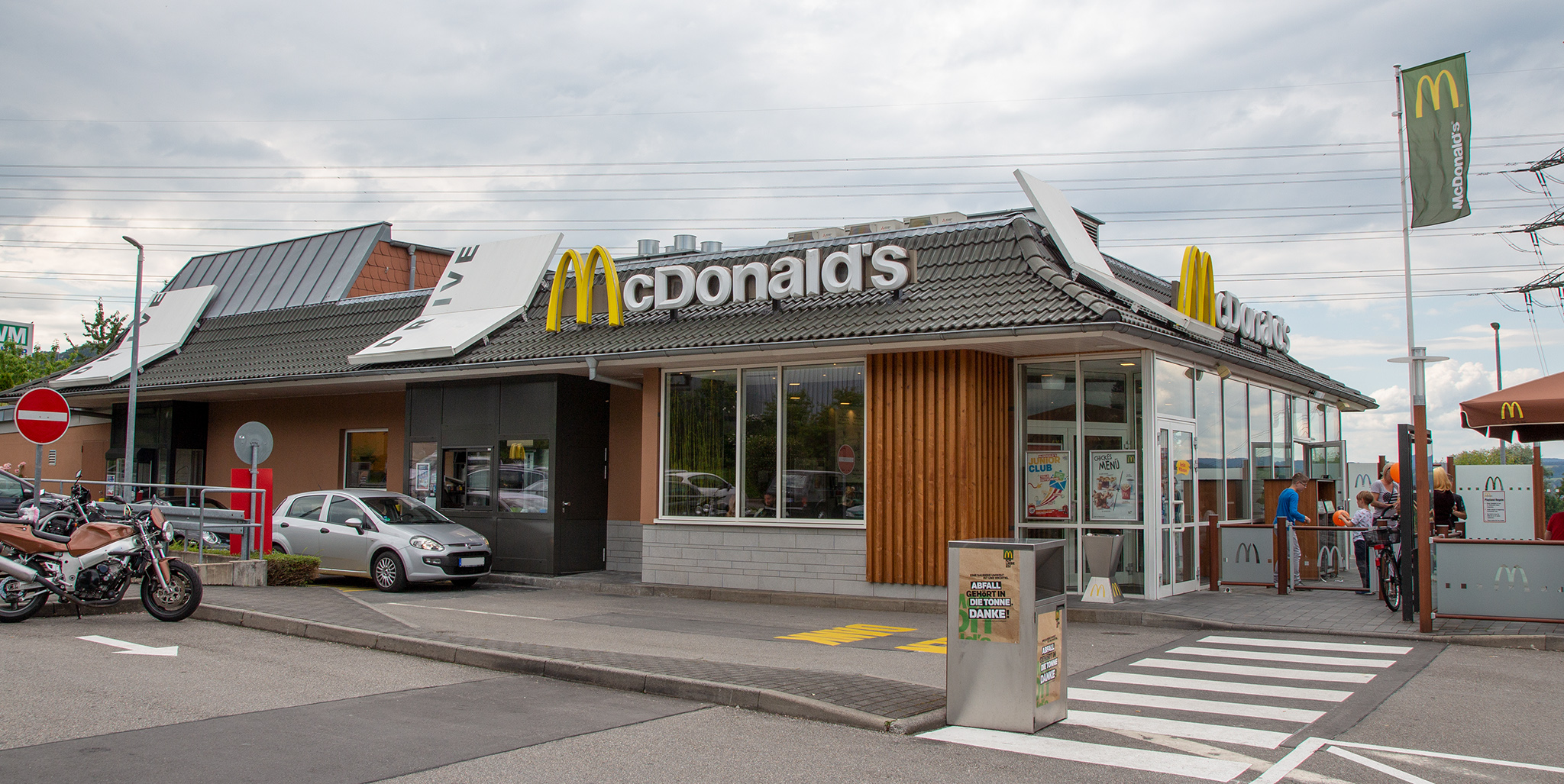 Das McDonald’s-Restaurant in Mosbach