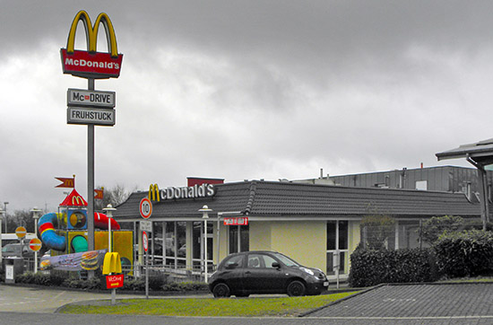Das McDonald’s-Restaurant in Freudenberg