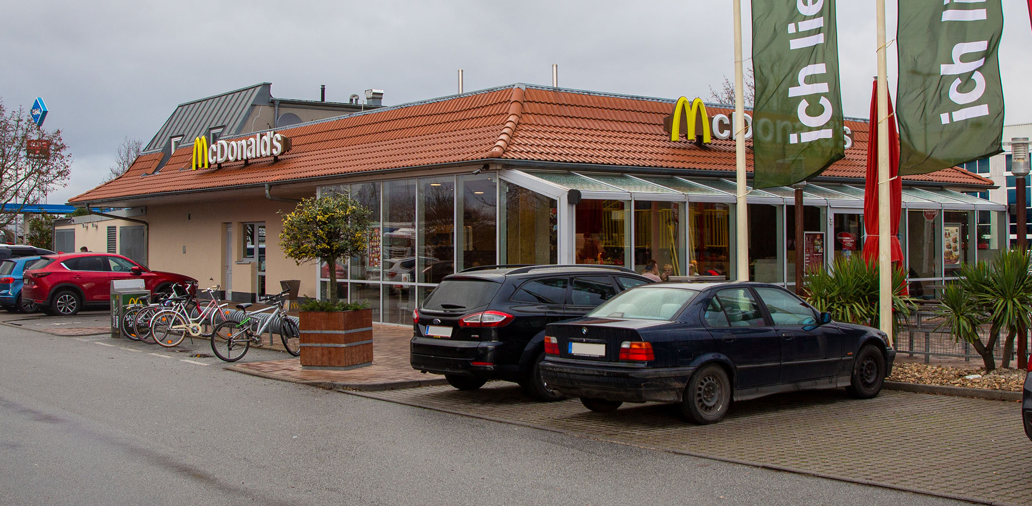 Das McDonald’s-Restaurant in Bensheim