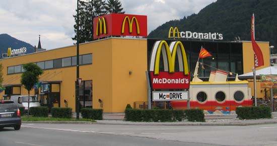 Das McDonald’s-Restaurant in Wörgl