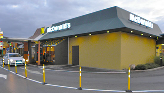 Das McDonald’s-Restaurant in Wetteren