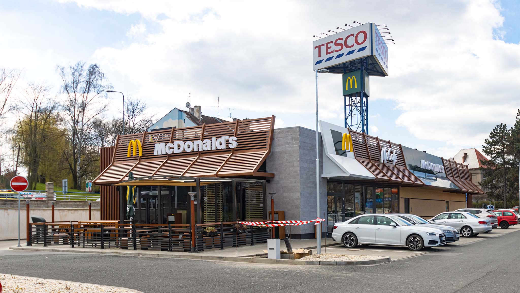 Das McDonald’s-Restaurant in Cheb