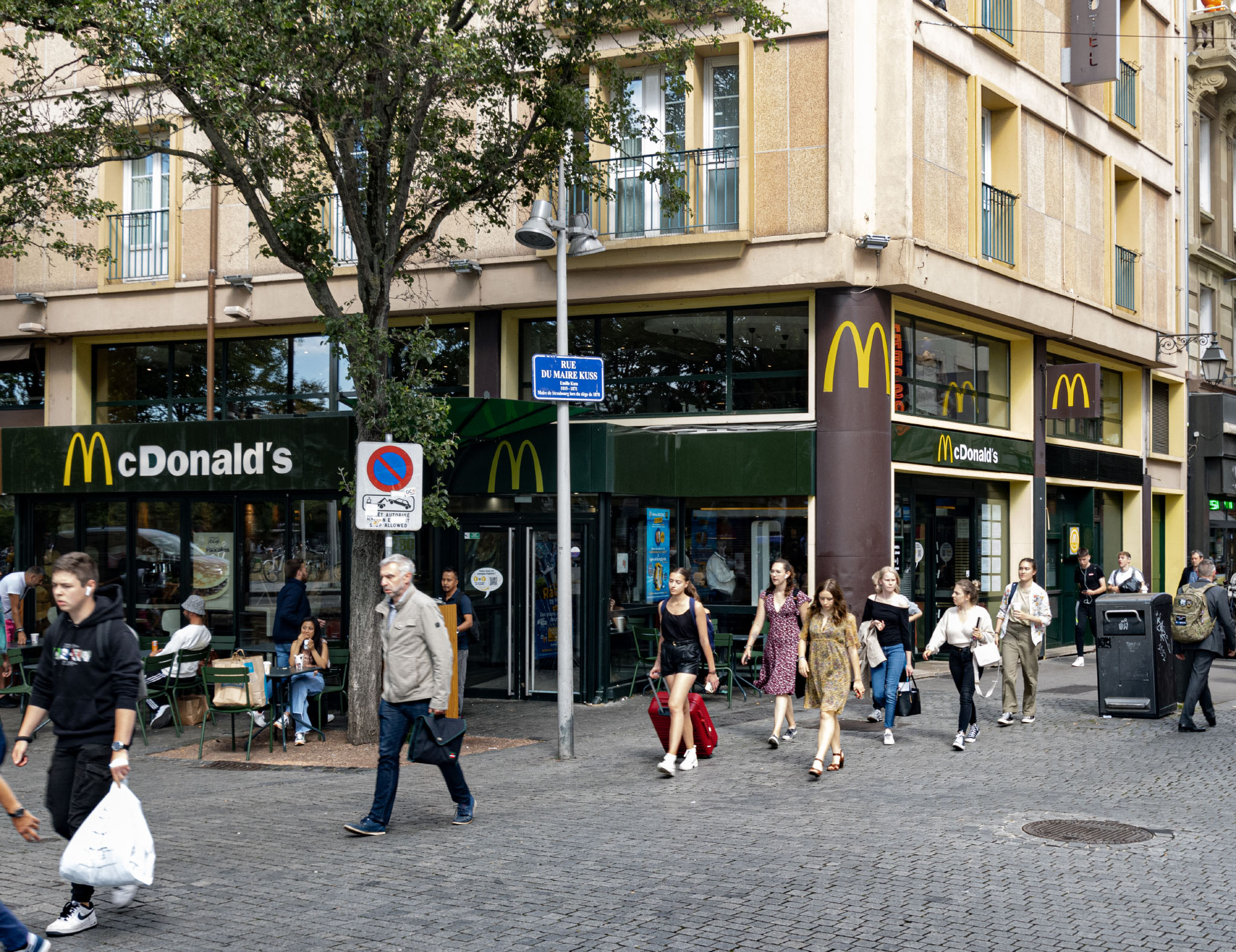 Das McDonald’s-Restaurant in Strasbourg (Gare)